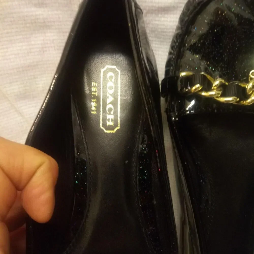 Coach Women's Black Loafers